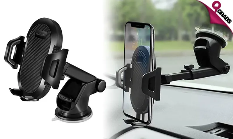 Platinum Suction Cup Phone Holder with 360° Clip!